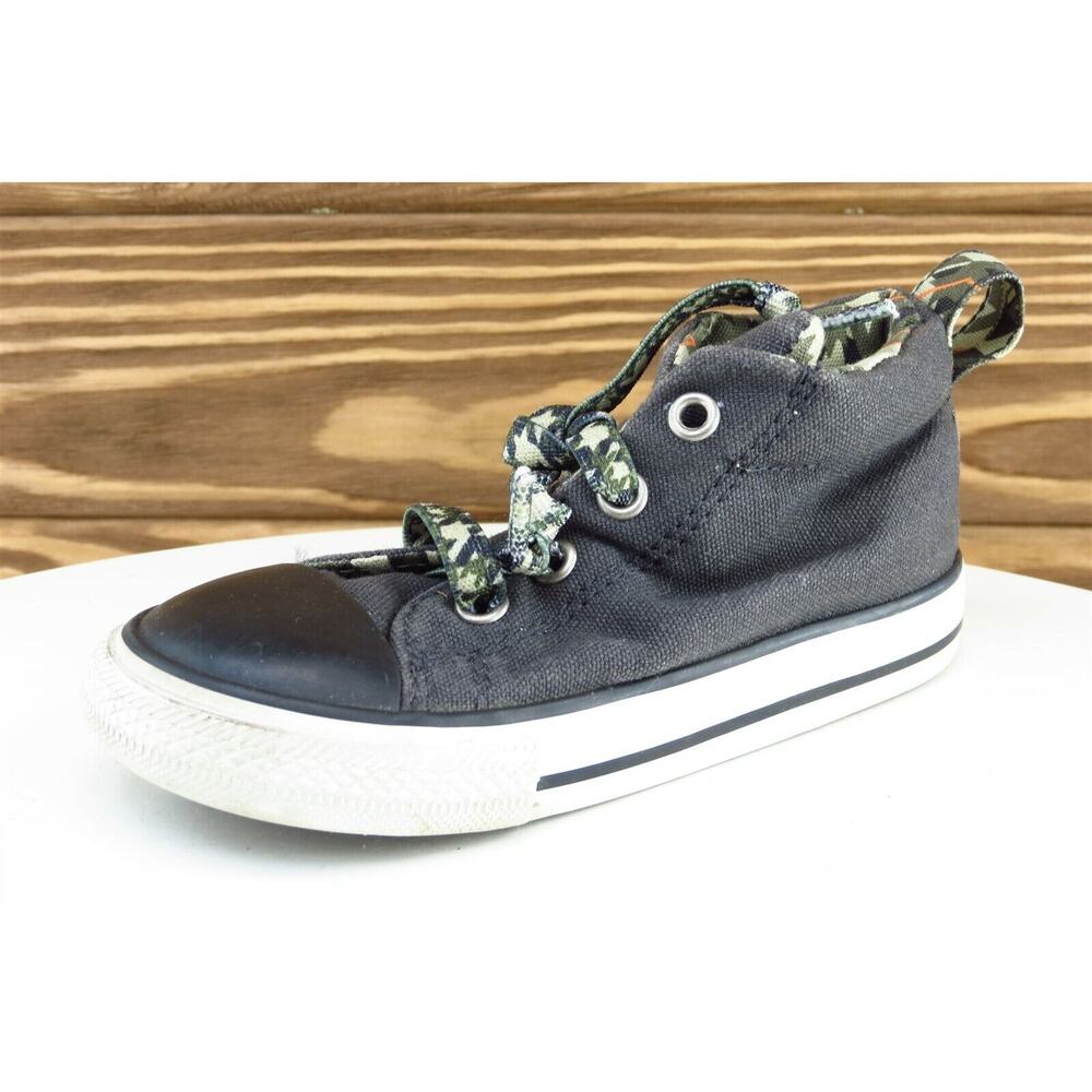 Converse All Star Toddler Boys 8 Medium Gray High‎ Top Fabric